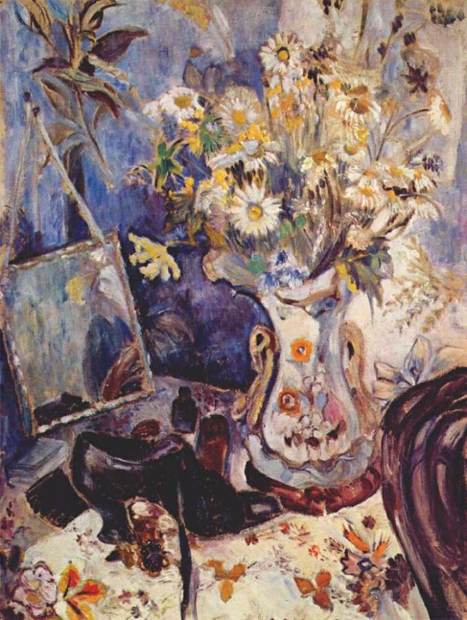 goncharova_still_life_with_shoe_and_mirror_c1906 -   