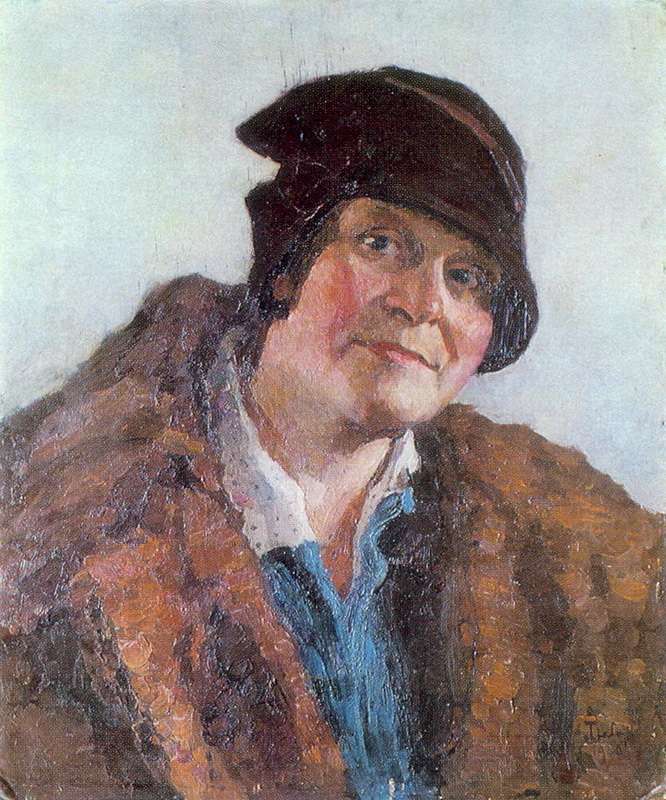 1930 Портрет М.Грабарь-Мещериной. К., м. Ужгород - Грабарь Игорь Эммануилович