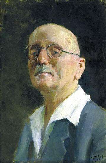 1952 Self-portrait. Canvas, oil. 67x50 Uzhgorod - Грабарь Игорь Эммануилович