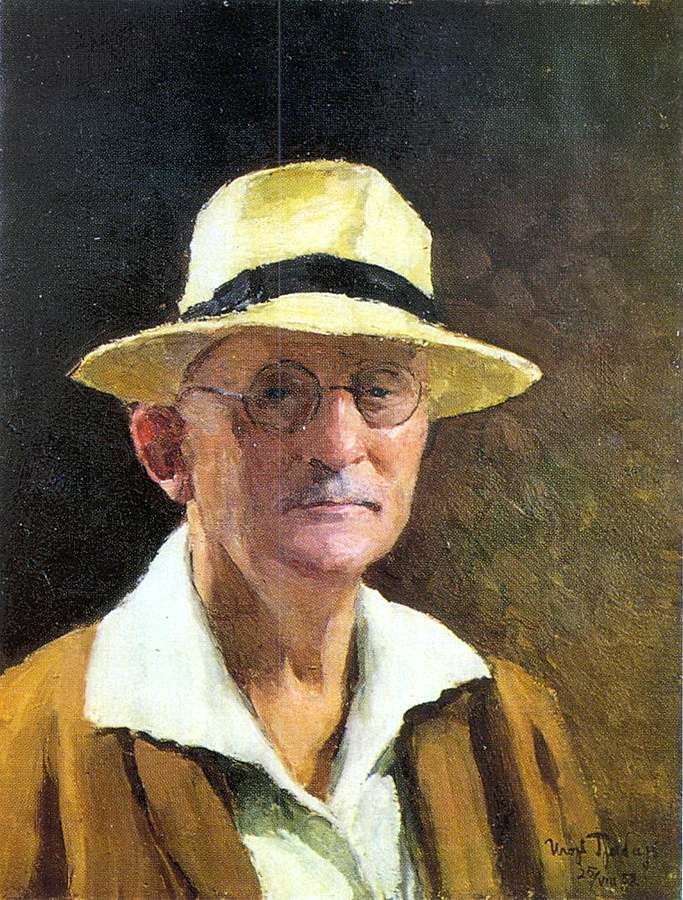 1952 Автопортрет. Х., м. Ужгород - Грабарь Игорь Эммануилович