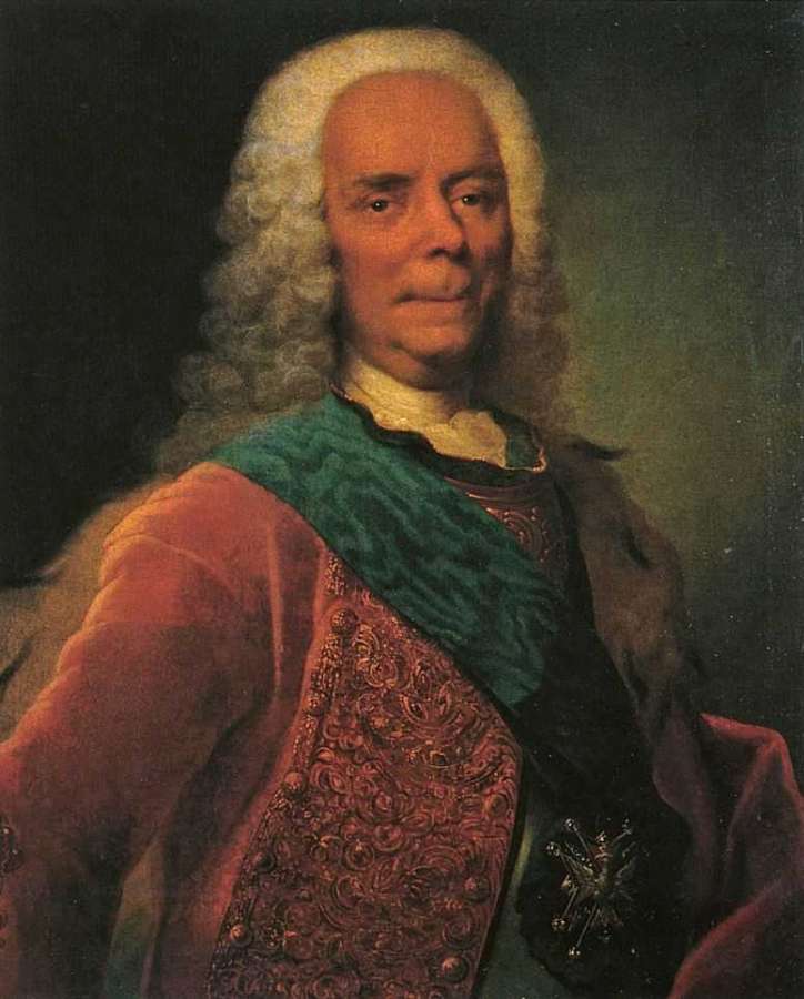 Портрет князя В.В.Долгорукова. 1746.  - Гроот Георг Кристофоp