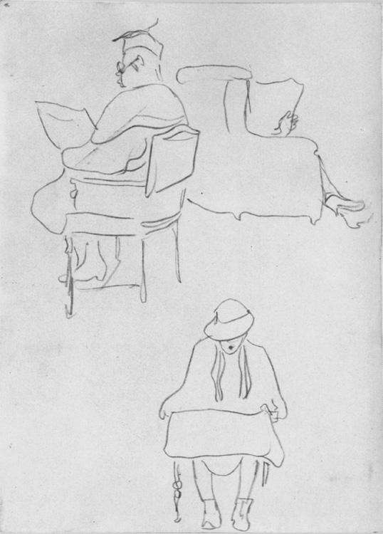 1935 Из американских зарисовок. Б., к. 26x19,2 Ссх - Дейнека Александр Александрович