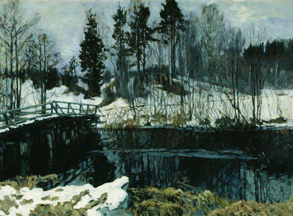 Весна в Абрамцеве. 1909 - Жуковский Станислав Юлианович