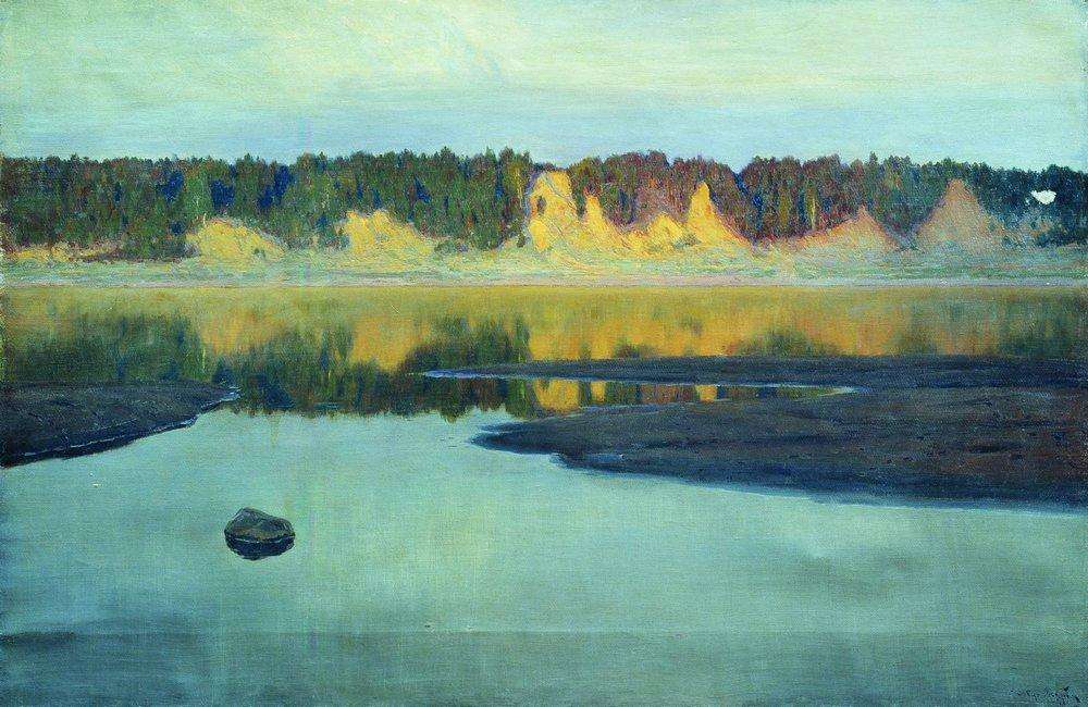 Река. Вечер. 1897 - Жуковский Станислав Юлианович