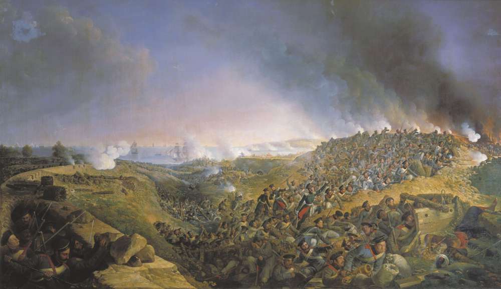 Инженерная атака крепости Варна саперным батальоном 23 сентября 1828 года. 1836 - Зауервейд Александр Иванович