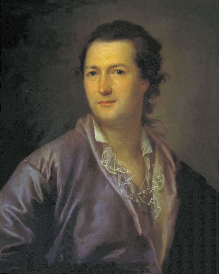 Портрет неизвестного в лиловом халате. 1790 - Камеженков Ермолай Дементьевич