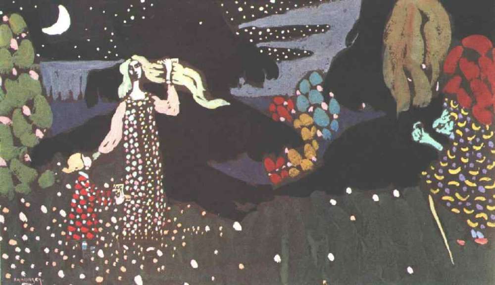 Kandinsky Die Nacht, 1907, Gabriele Munter Foundation, Stadt -   
