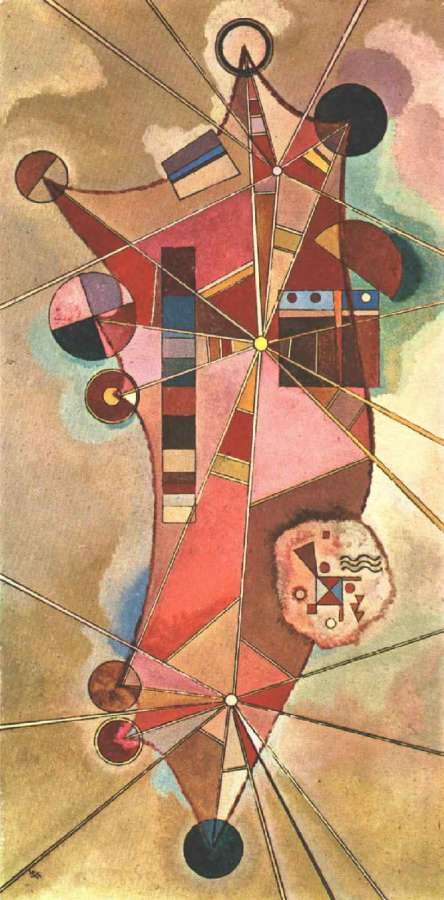 Kandinsky Fixed points, 1908, Private Collection, Philadelph -   