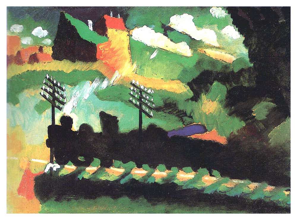 ls_Kandinsky_1909_Murnau-vista con ferrocarril y castillo -   
