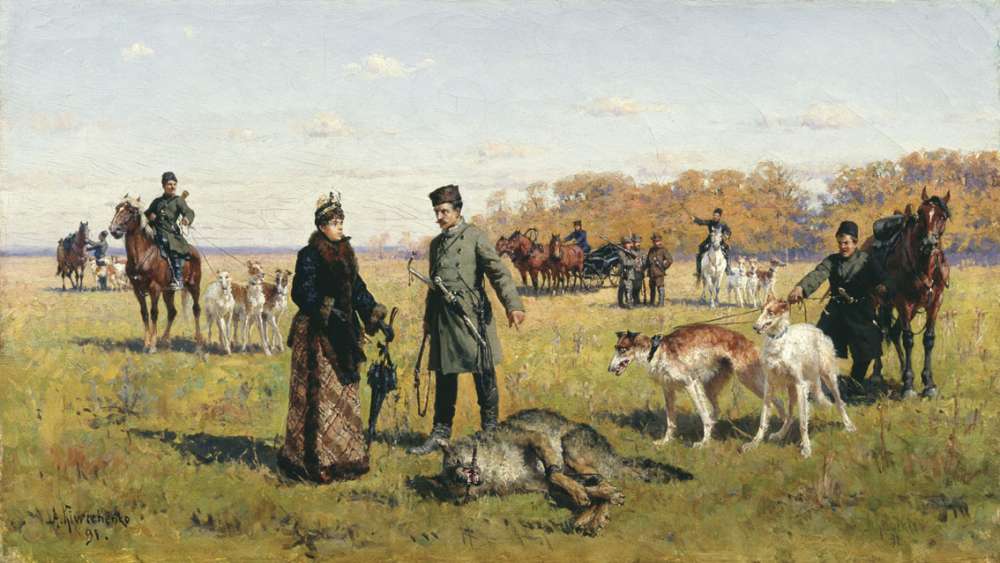 Заструненный волк. 1891 - Кившенко Алексей Данилович