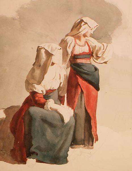 Итальянские селянки (Italian Peasant Girls). - Кипренский Орест Адамович