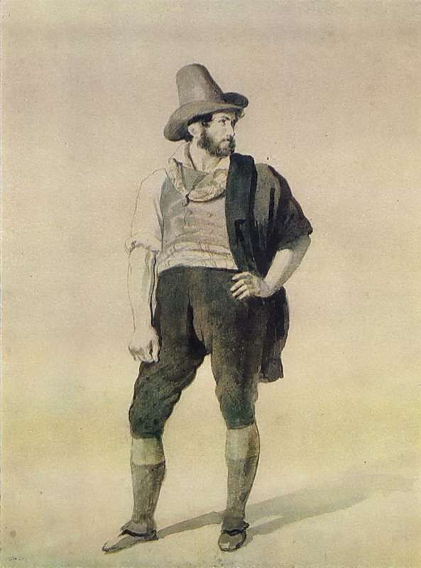 Молодой итальянец. 1831-36 - Кипренский Орест Адамович