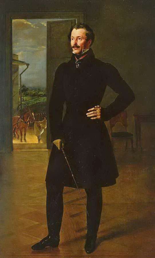 Портрет М.В.Шишмарева. 1827 - Кипренский Орест Адамович