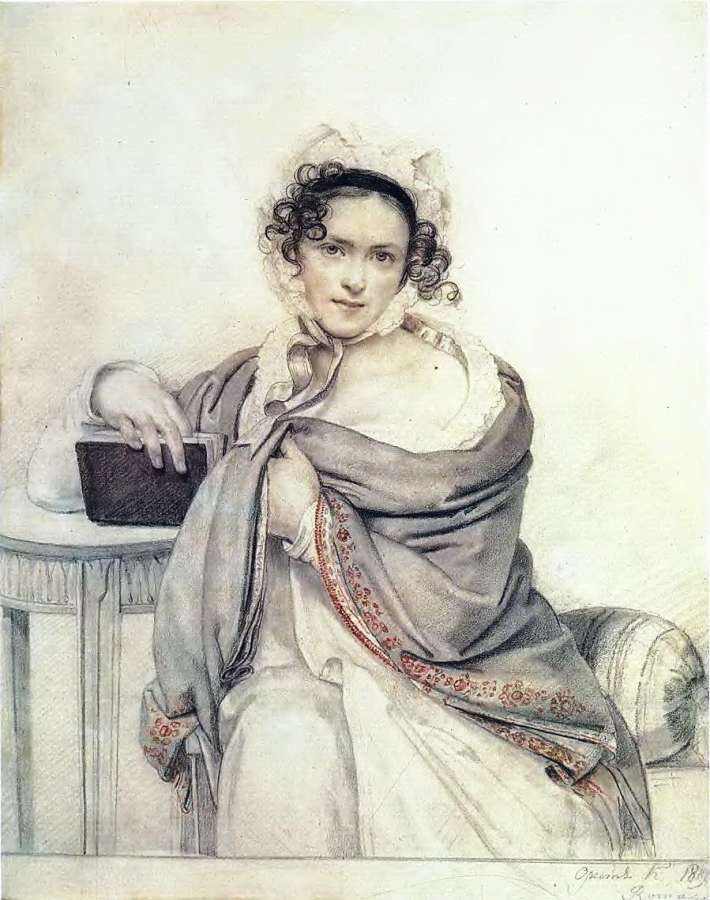 Портрет С.С.Щербатовой. 1819 ГТГ - Кипренский Орест Адамович