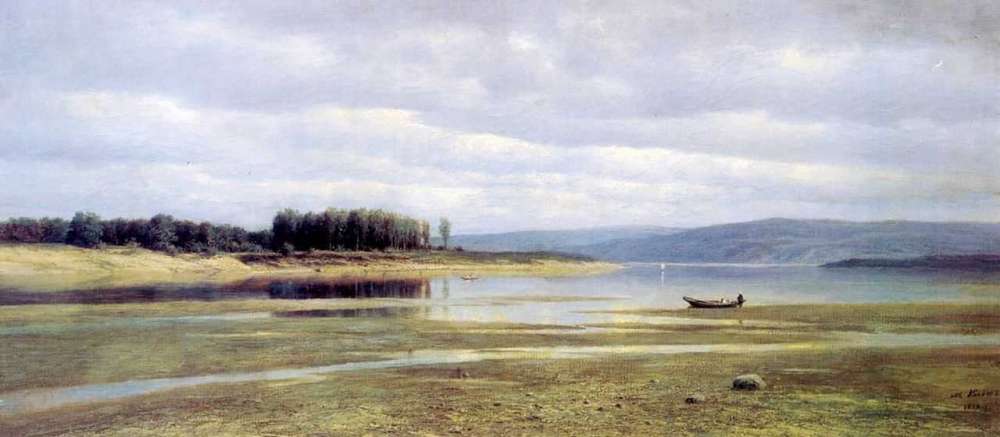 Волга у Жигулей. 1879  - Клодт Михаил Константинович