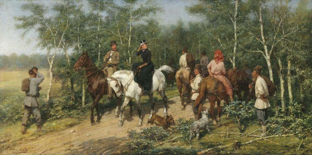 Перед грозой. 1887 - Ковалевский Павел Осипович