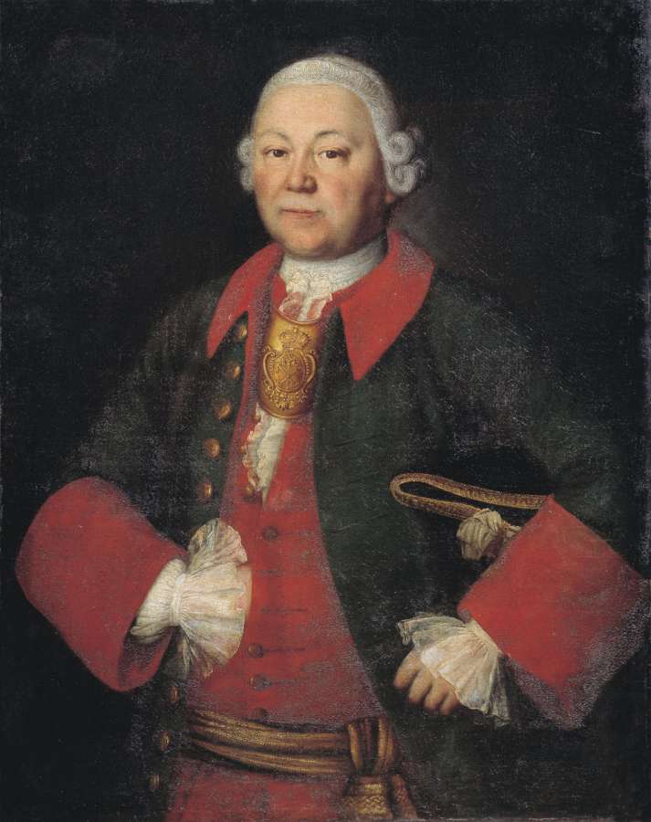 Портрет князя И.Т. Мещерского. 1756 - Колокольников Мина Лукич