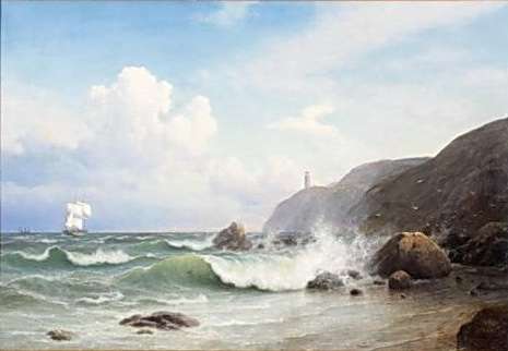 Seascape. Oil on canvas. 32.5 X 47 - Кондратенко Гавриил Павлович