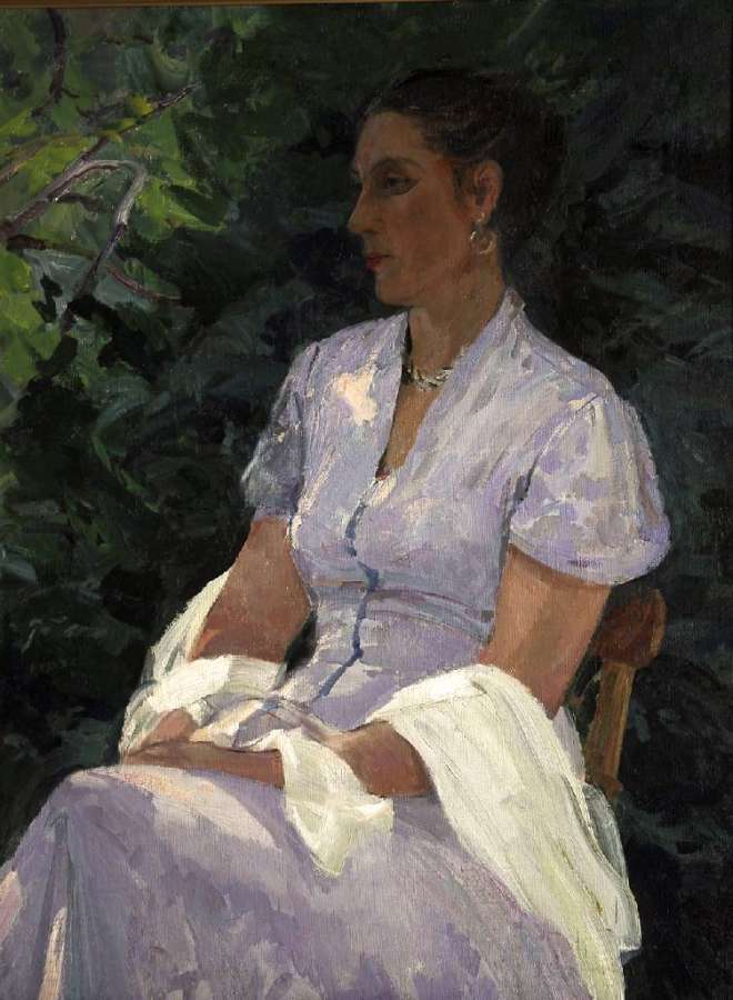 Портрет жены, 1953г. - Коновалов Виктор Андреевич