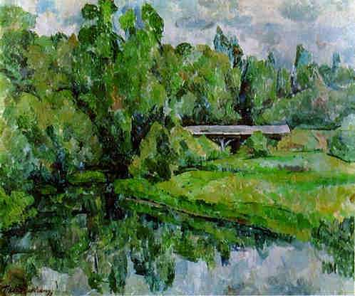 1920 A Bridge. The Vorya River.  -   