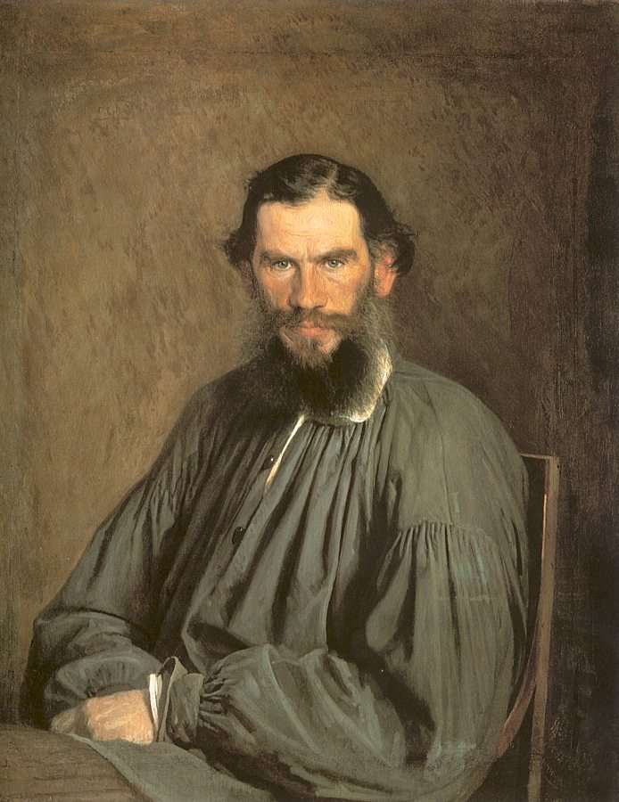 Portrait_of_the_Writer_Leo_Tolstoy - Крамской Иван Николаевич