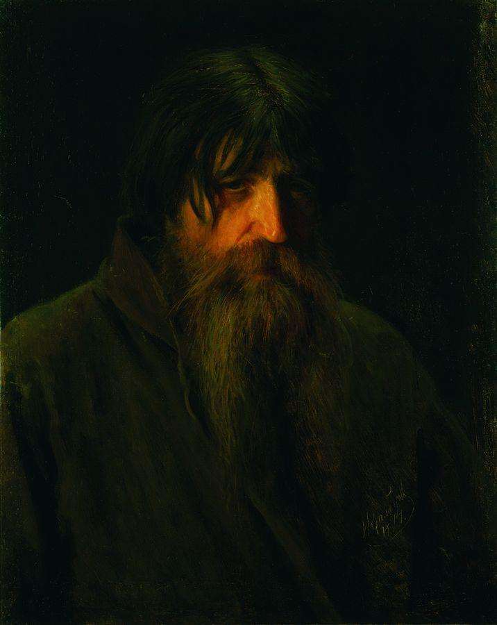 Голова крестьянина. 1874 - Крамской Иван Николаевич