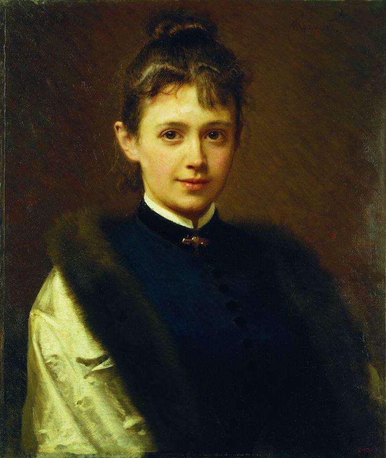 Женский портрет. 1884 - Крамской Иван Николаевич