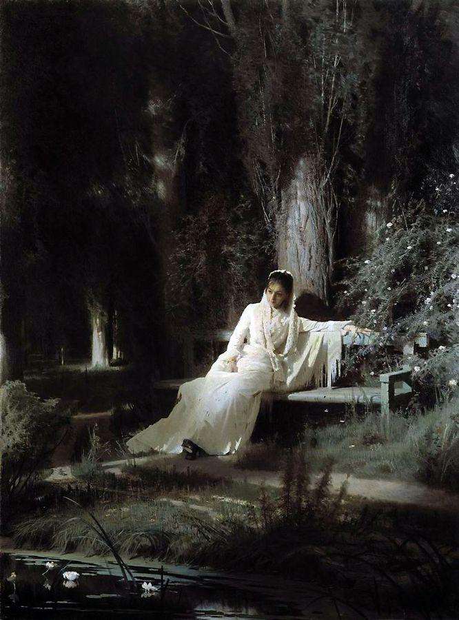 Лунная ночь. 1880 - Крамской Иван Николаевич