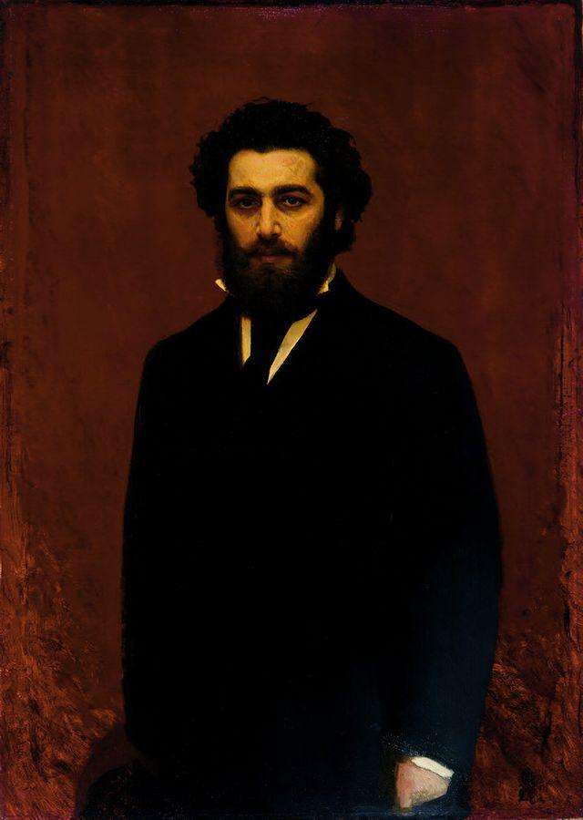 Портрет А.И.Куинджи. Конец 1870-х - Крамской Иван Николаевич