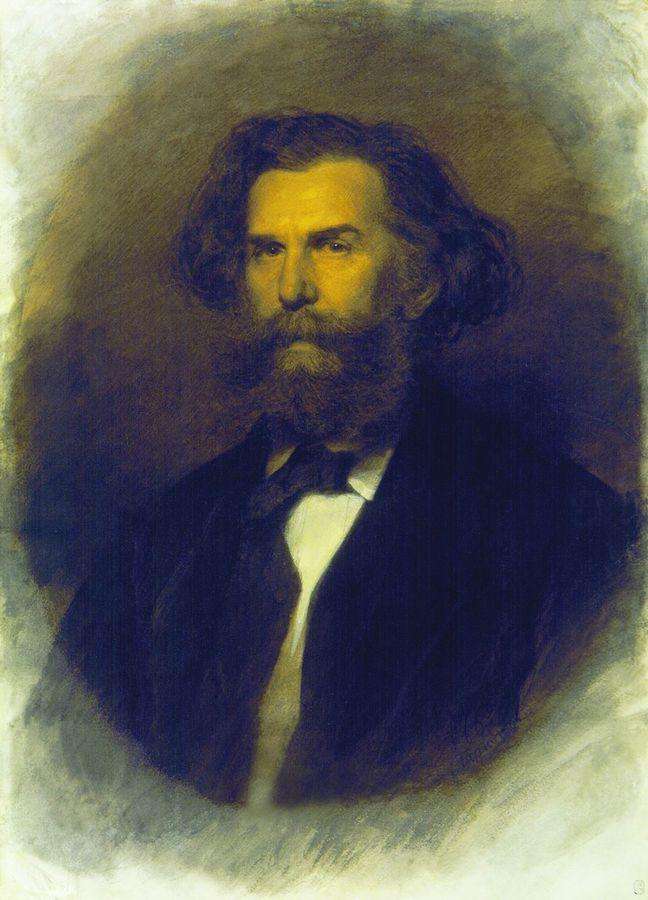 Портрет А.П. Боголюбова. 1869 - Крамской Иван Николаевич