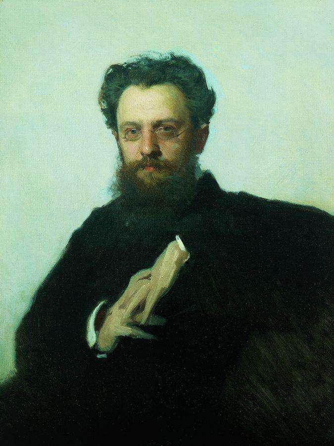 Портрет Адриана Викторовича Прахова, историка искусств и художественного критика. 1879 - Крамской Иван Николаевич