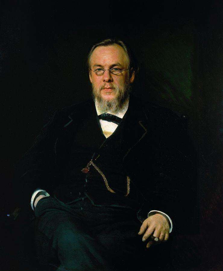Портрет доктора Сергея Петровича Боткина. 1880 - Крамской Иван Николаевич