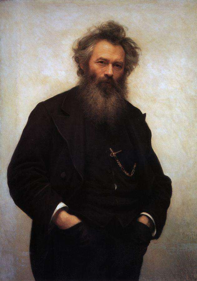 Портрет И.И.Шишкина. 1880 - Крамской Иван Николаевич