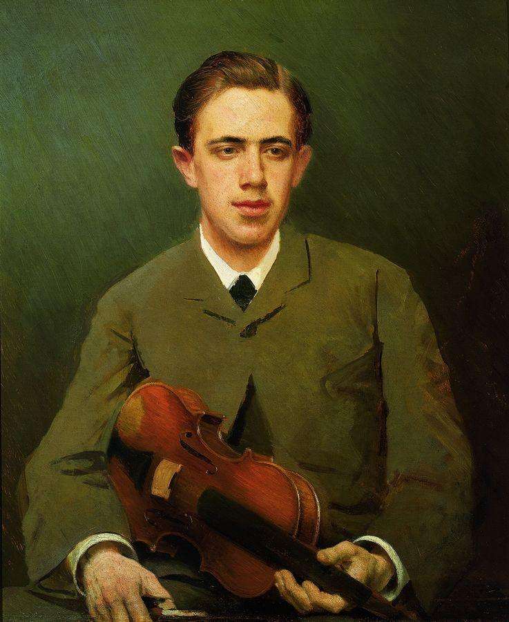 Портрет Николая Ивановича Крамского, сына художника. 1882 - Крамской Иван Николаевич