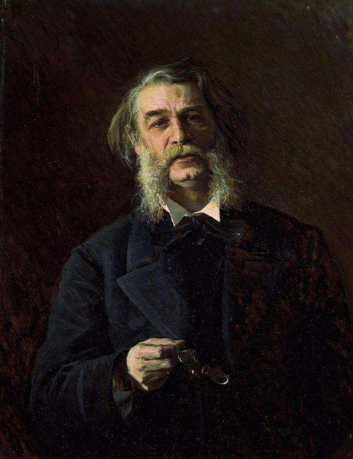 Портрет писателя Дмитрия Васильевича Григоровича. 1876 - Крамской Иван Николаевич