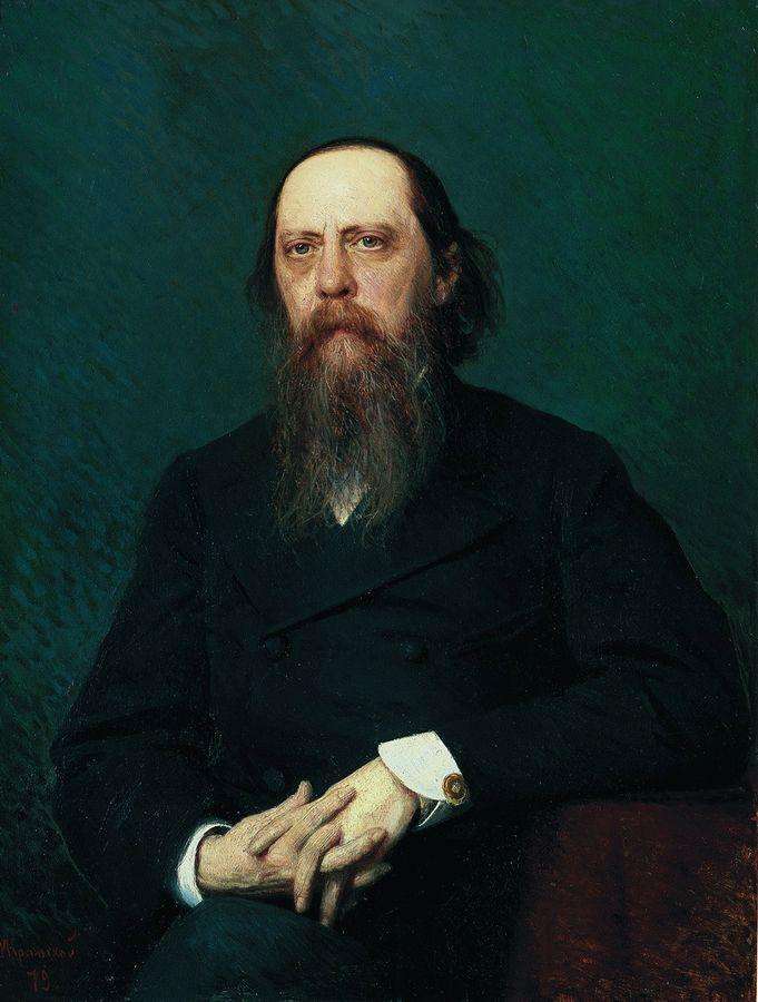 Портрет писателя Михаила Евграфовича Салтыкова (Н. Щедрина). 1879 - Крамской Иван Николаевич