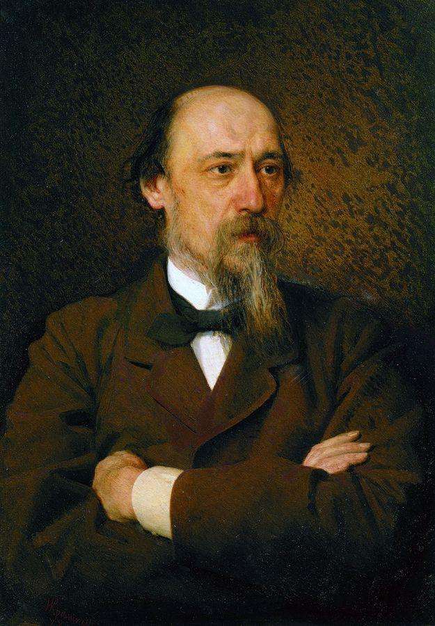Портрет поэта Николая Алексеевича Некрасова. 1877 - Крамской Иван Николаевич