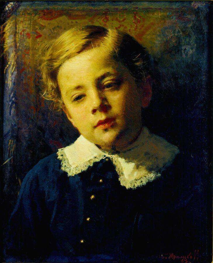 Портрет Сергея Крамского, сына художника 2. 1883 - Крамской Иван Николаевич