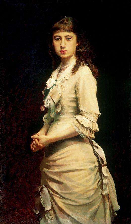 Портрет Софьи Ивановны Крамской, дочери художника. 1882 - Крамской Иван Николаевич