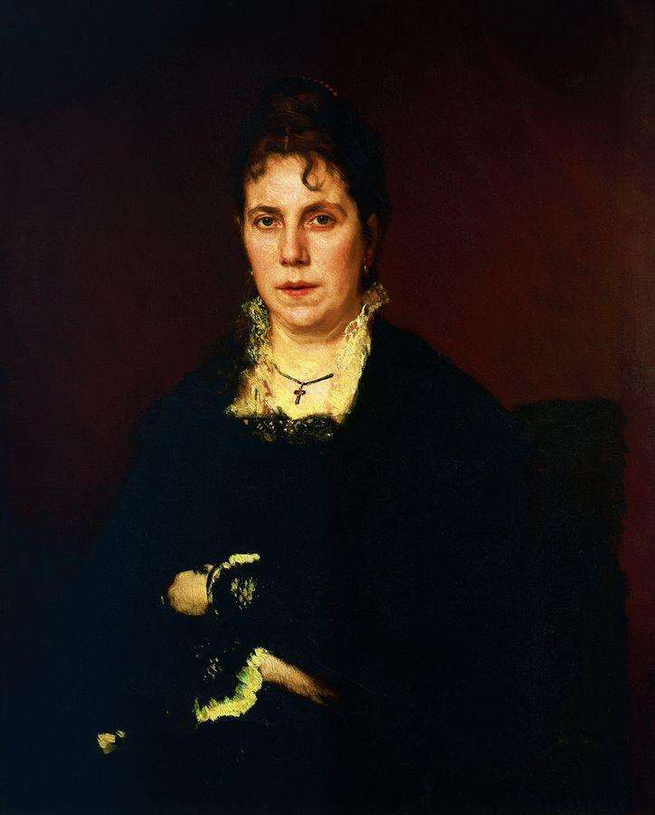Портрет Софьи Николаевны Крамской, жены художника. 1879 - Крамской Иван Николаевич