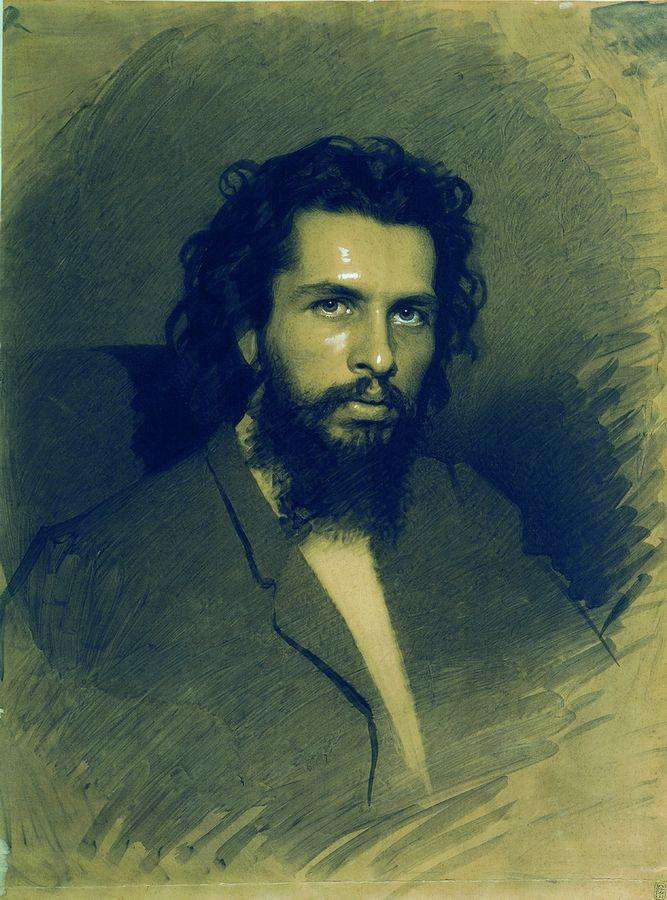 Портрет художника Николая Андреевича Кошелева. 1866 - Крамской Иван Николаевич