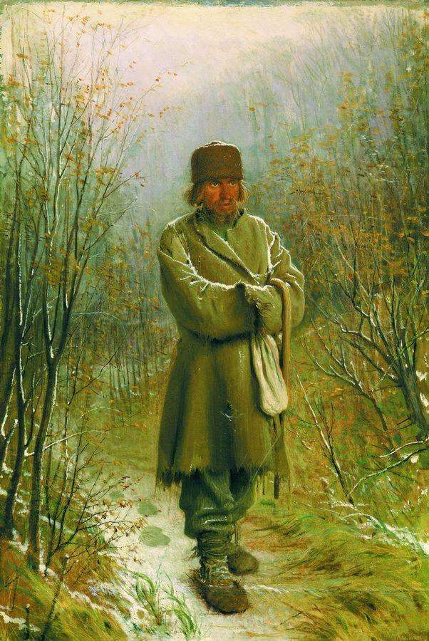 Созерцатель. 1876 - Крамской Иван Николаевич