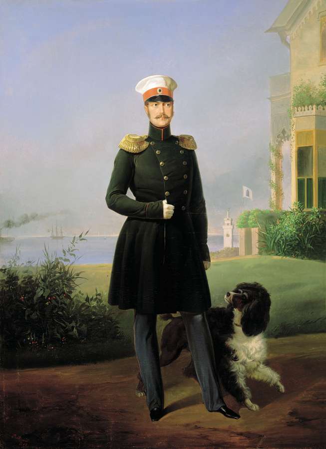 Портрет императора Николая I. 1836. Холст, масло - Крюгер Франц 