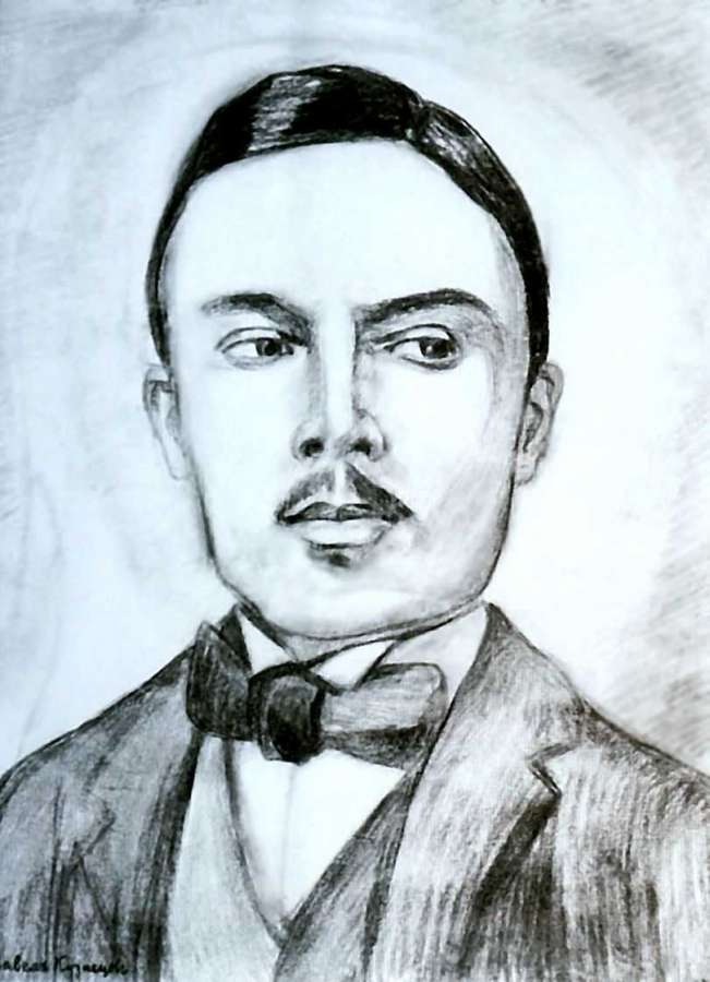 Портрет Н.Сапунова. 1914 - Кузнецов Павел Варфоломеевич