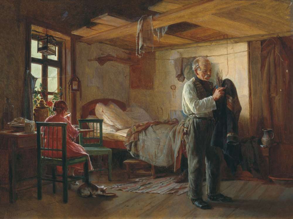 Утро в швейцарской. 1874 - Лемох Кирилл(Карл) Викентьевич