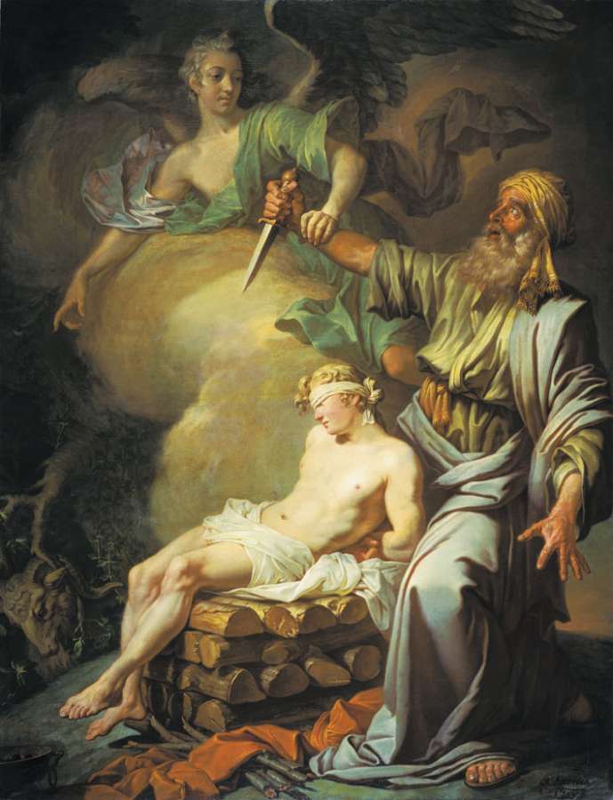 Авраам приносит в жертву сына своего Исаака. 1765 - Лосенко Антон Павлович
