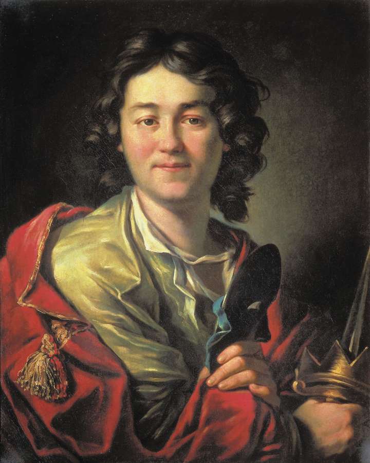 Портрет актера Федора Григорьевича Волкова. 1763 - Лосенко Антон Павлович