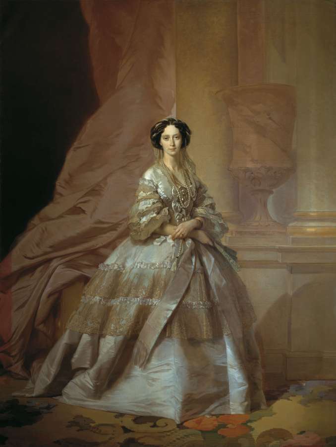 Портрет императрицы Марии Александровны (1824-1880), жены Александра II - Макаров Иван Кузьмич