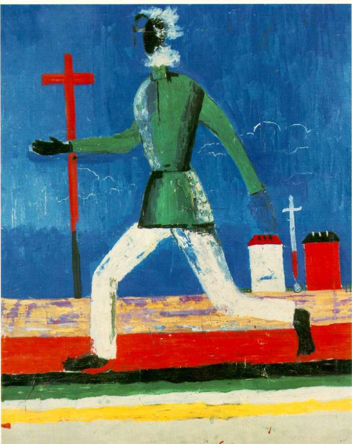 Malevitj Running Man 1932-34 Oil on canvas (79 x 65 cm.) Mus -   