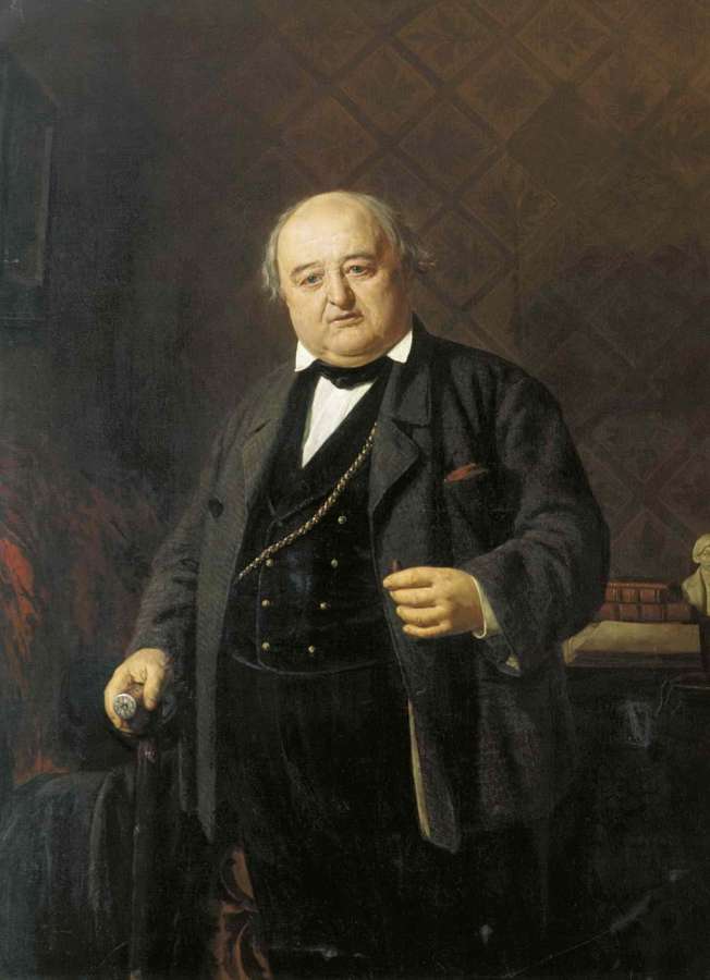 Портрет М.С. Щепкина. 1862 - Неврев Николай Васильевич